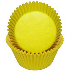 Yellow Jumbo Cupcake Liners