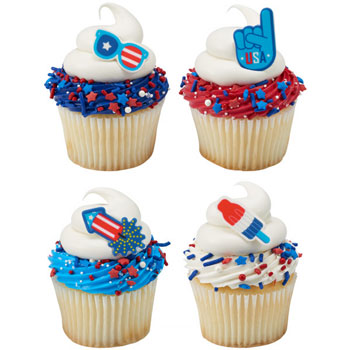 Fourth of July Icing Decorations