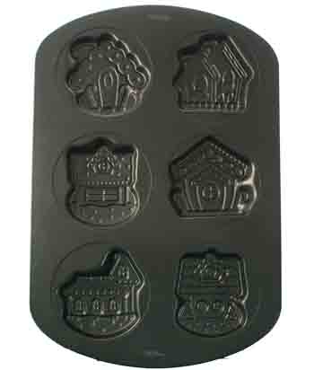 Gingerbread Village Cookie Pan