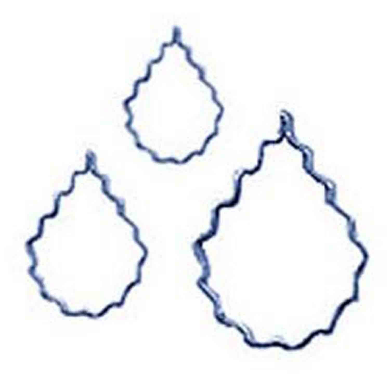 PME Stainless Steel Cutter Set-Rose Leaf