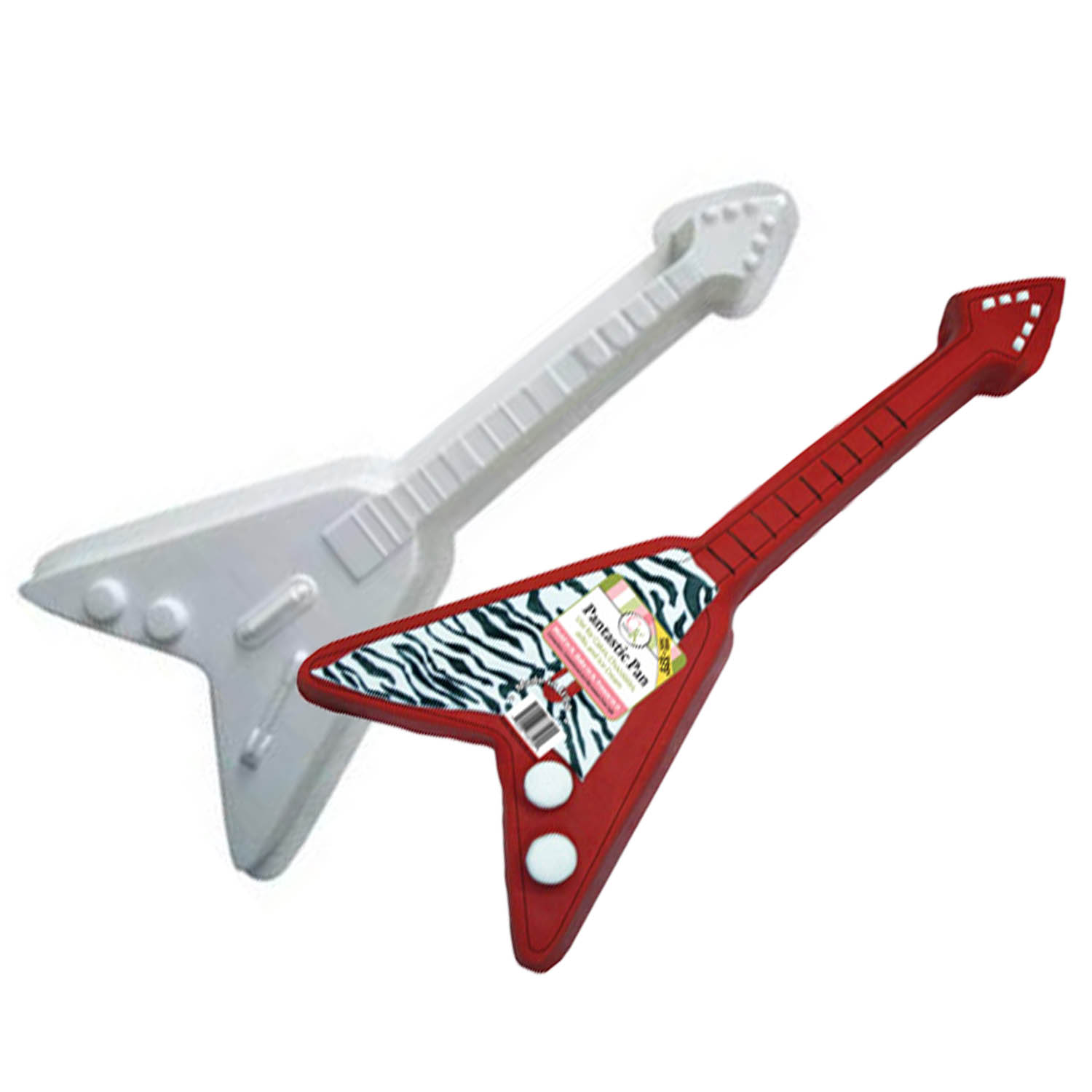Plastic Cake Pan - V Guitar