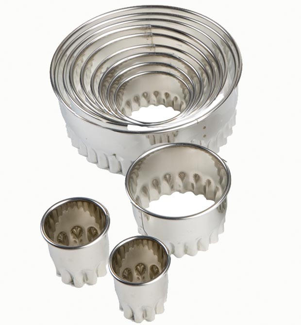 Cookie Cutter SetFluted Round 535407 Country Kitchen SweetArt