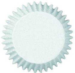 White Texas Size/Jumbo Baking Cups