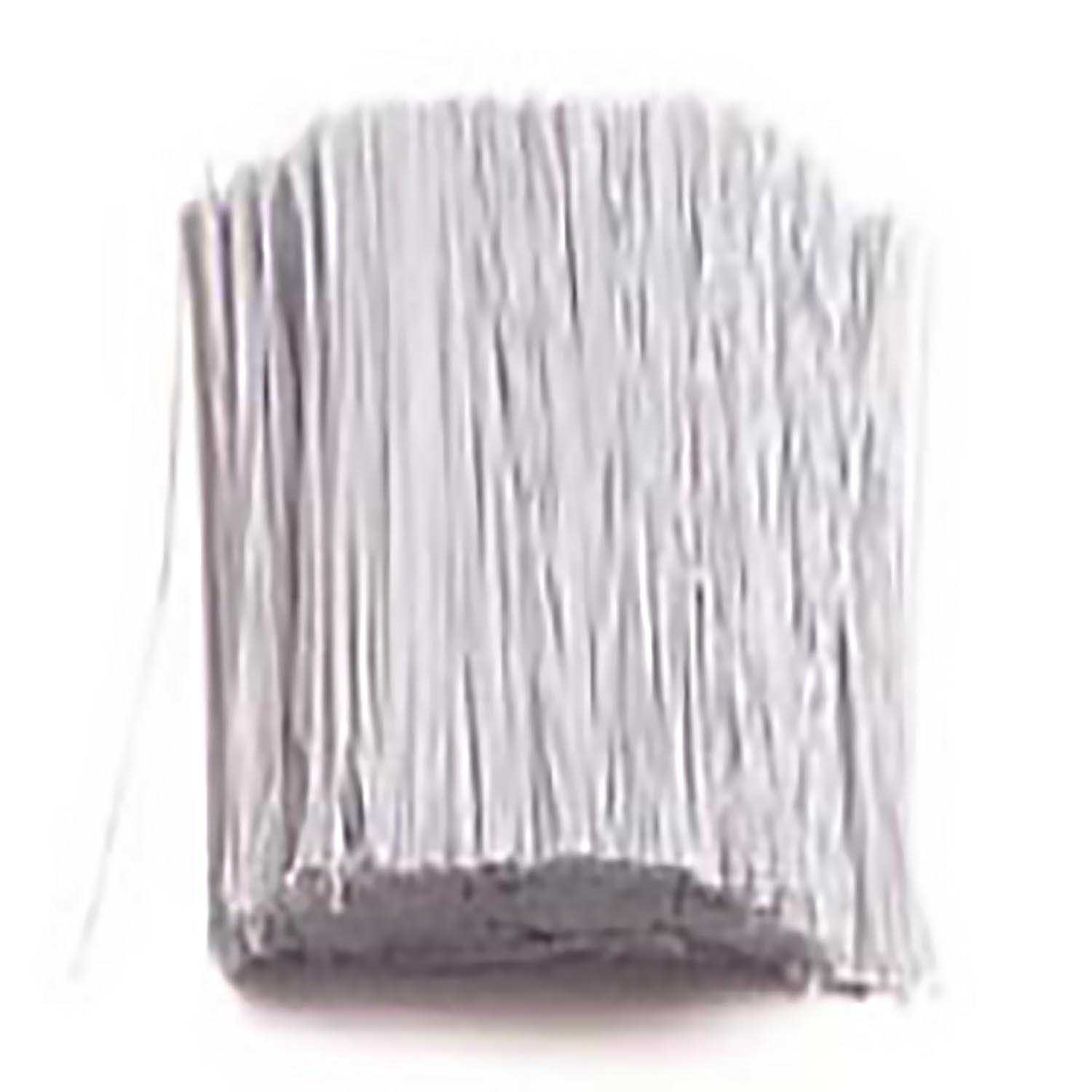 26 Gauge White 6" Covered Wire