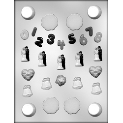 Mini Wedding Cake Top Chocolate Candy Mold