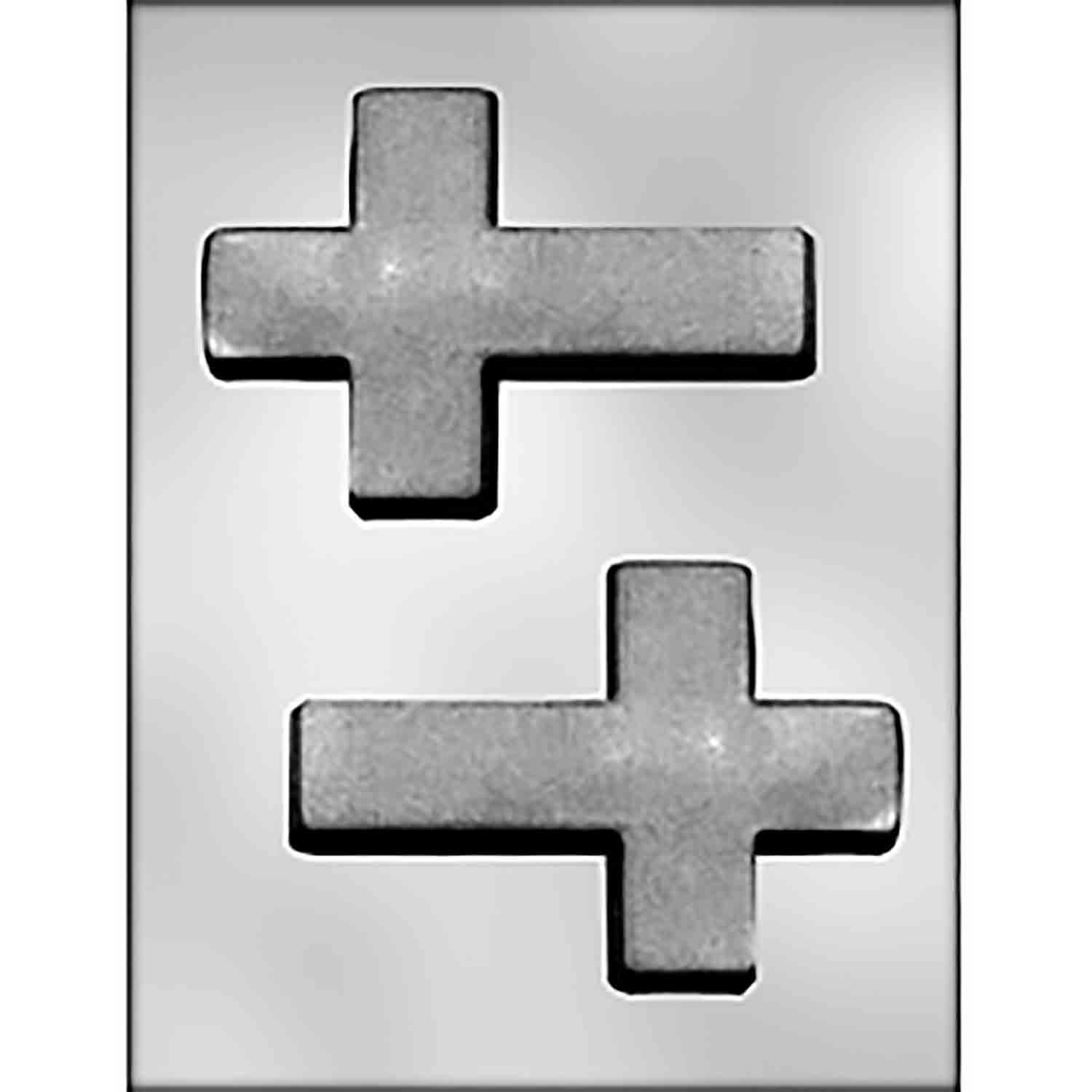 Large Plain Cross Chocolate Candy Mold 907709 Country Kitchen SweetArt