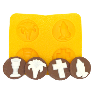 Communion/Confirmation Yellow Rubber Candy Mold