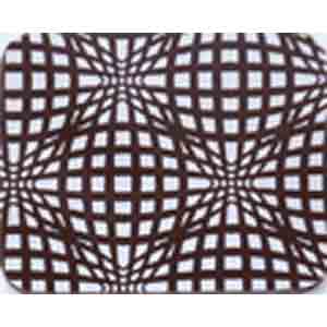 Chocolate Transfer - White Elliptic