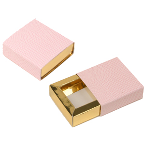 Pink and Gold Sliding Box, 2 pc.