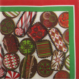 Napkins- Chocolate Holiday