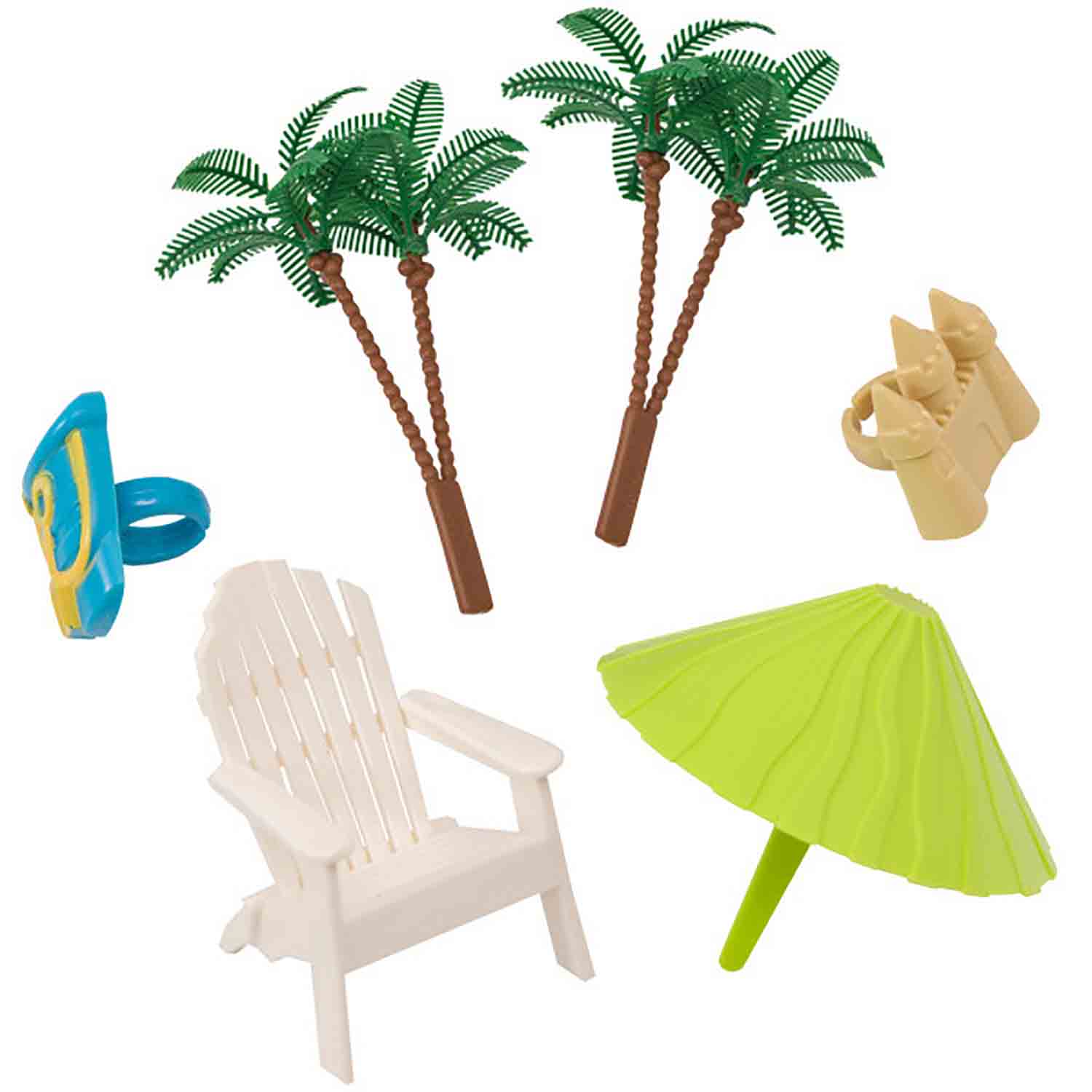 Beach Chair & Umbrella Set DP14168E Country Kitchen SweetArt