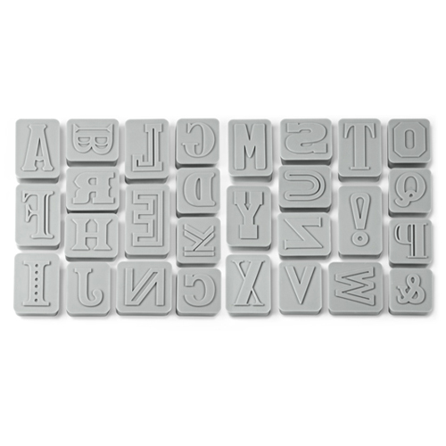 Letter Pressed Cookie Cutter Set