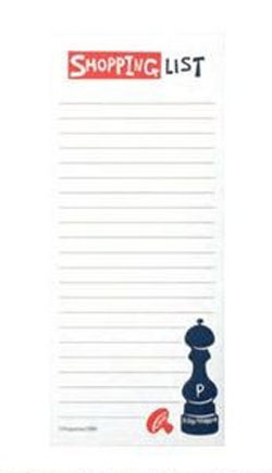 Envelope List- Wild About Cooking