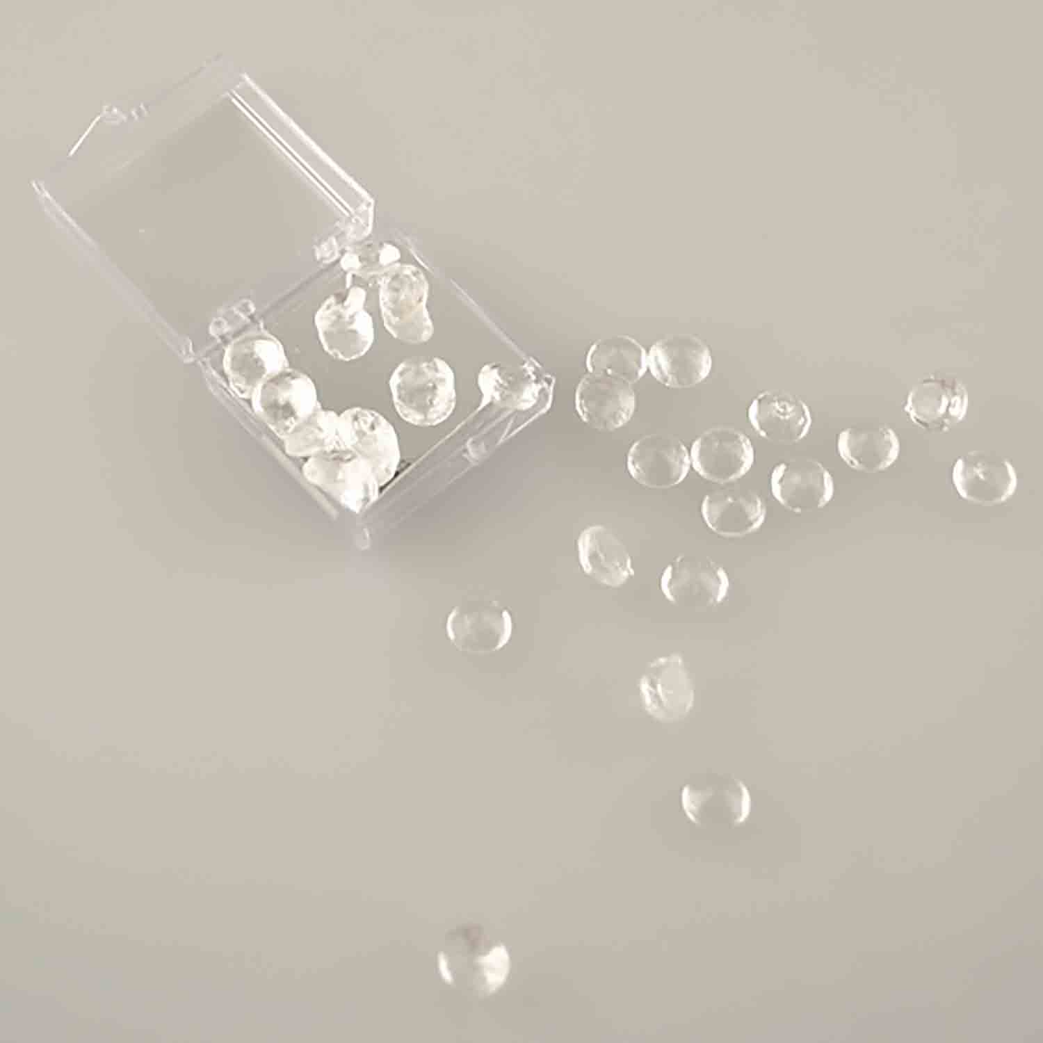 3/8" Clear Diamond Jewels