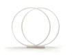 White Double Ring Cake Topper
