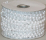 6 mm White Beads/Pearls on Roll