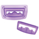Bubbled Border Punch Cutter Insert