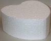 Styrofoam Cake Dummy-Heart 12.5"