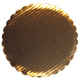 Round Cake Cardboards-Corrugated. Gold 8"