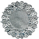 Cake Doilies, Silver and Gold