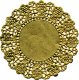 Doilies-Lacy Gold-14.5"