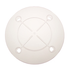 Separator Plate-Round-Locking-Clear-8"