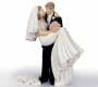 Threshold of Happiness Wedding Cake Topper
