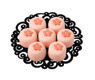 Doilies - Swirl Black 8"