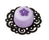 Doilies - Swirl Black 4"