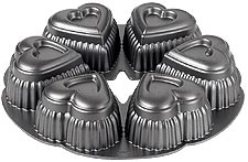 Dimensions-Mini Hearts Cake Pan