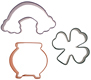 St. Patricks Day Cookie Cutters/Cookie Molds