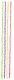 Hot Color Party Thin Candles