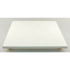 Cake Serving Stand-White Formica-Square-18"
