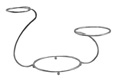 PME Swan-Shape Chrome Cake Stand