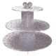 3 Tier Cupcake Stand- Silver
