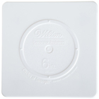 6" Wilton Square White Separator Plate