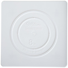 8" Wilton Square White Separator Plate