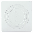 12" Wilton Square White Separator Plate
