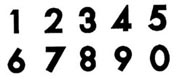 Gumpaste/Fondant Cutters-JEM Numbers