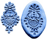 Bead Design Medallion Lace-Silicone Mold