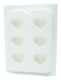Plastic Mini Cake Pan-Heart-6 Cavity