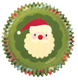 Christmas Baking Cups and Cupcake Wraps