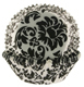 Party Cups - Black Damask