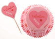 Cupcake Combo Kit - Pink Damask