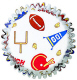 Standard Baking Cupcake Papers-Football