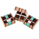 Striped Brownie Box- Medium