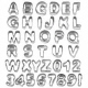 Gumpaste and Fondant Cutters- Alphabet and Numbers
