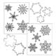 Snowflake Cookie Cutter Texture Set