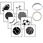 Sports Ball Cookie Cutter Texture Set