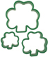 Cookie Cutter Set - Shamrock Nesting